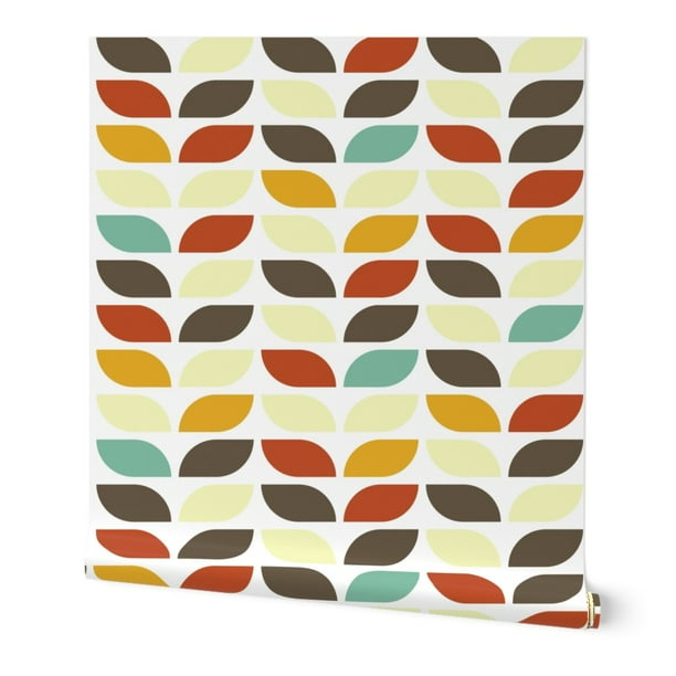 Wallpaper Roll Mid Century Colour Vintage Retro Modern Geometric 24in x 27ft